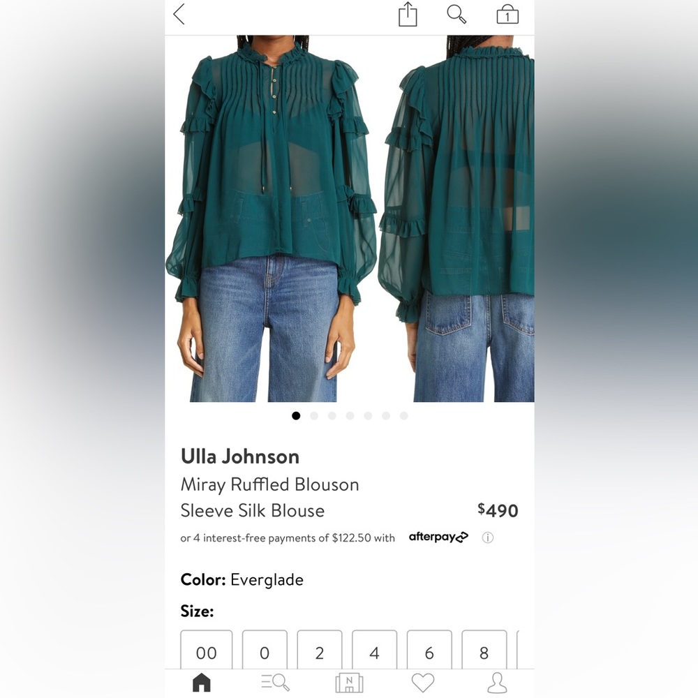 Ulla Johnson Miray Blouse